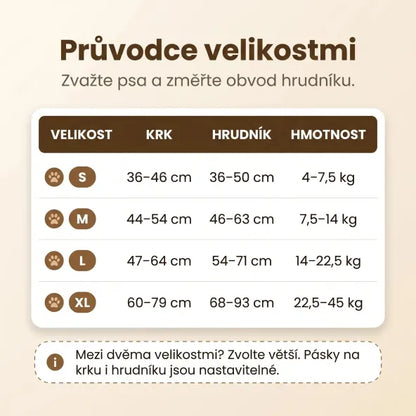 Postroj proti tahání pro psy