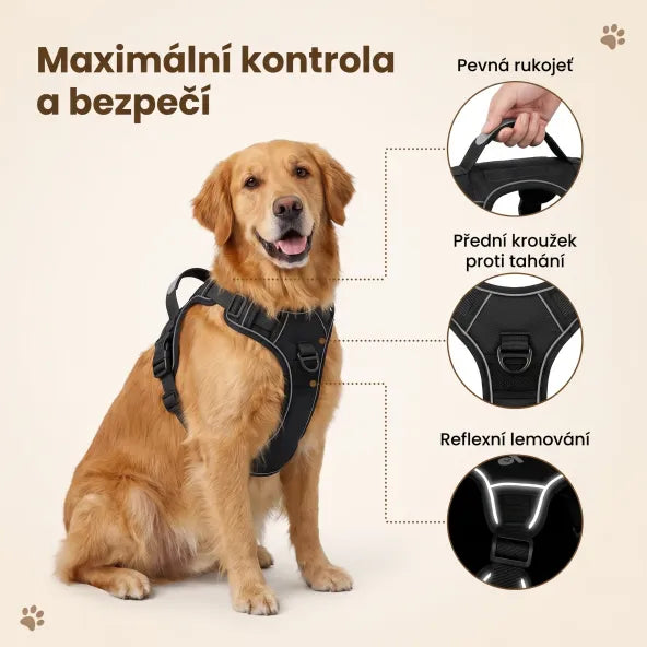 Postroj proti tahání pro psy