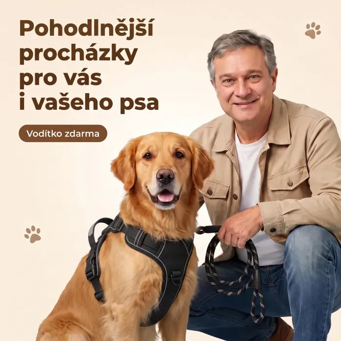 Postroj proti tahání pro psy