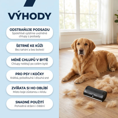 GroomPaw™ – lehčí srst do veder
