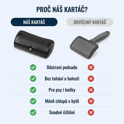 GroomPaw™ – lehčí srst do veder