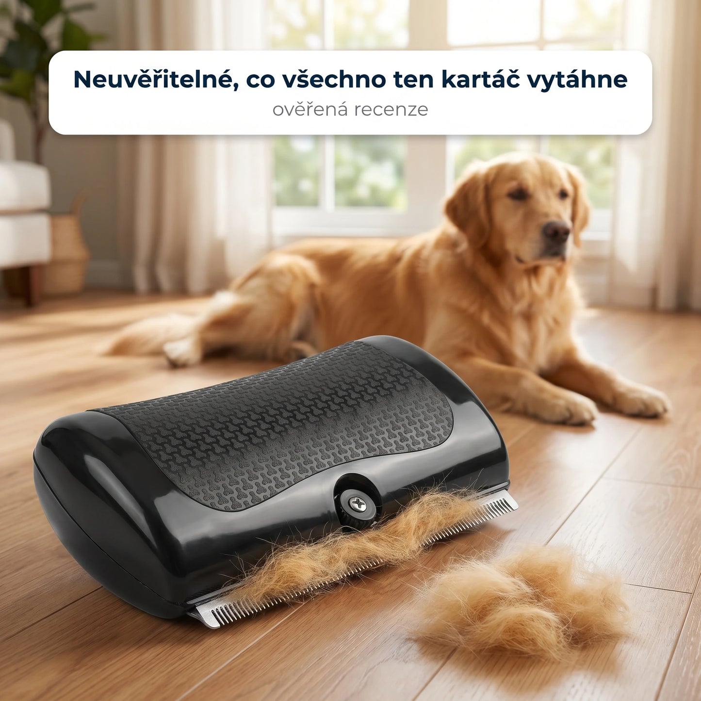 GroomPaw™ – lehčí srst do veder