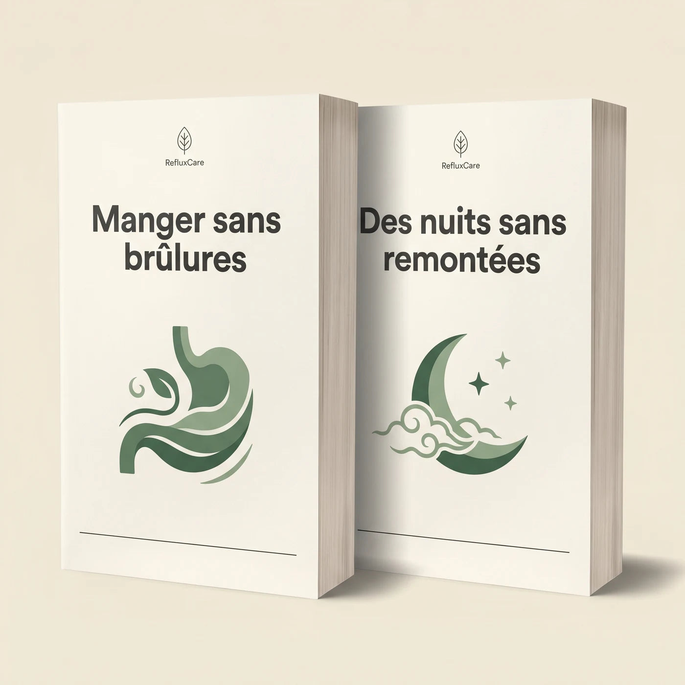 2 E-books —  Manger sans brûlures et Des nuits sans remontées