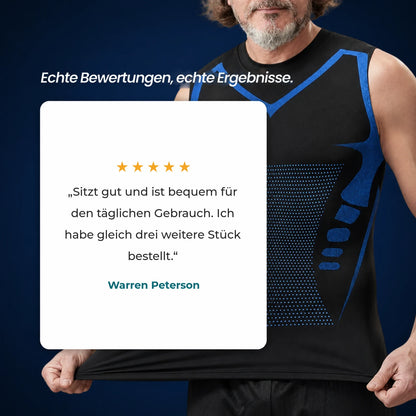 Kundenstimme: 5 Sterne von Warren Peterson zum Kompressions-Tanktop