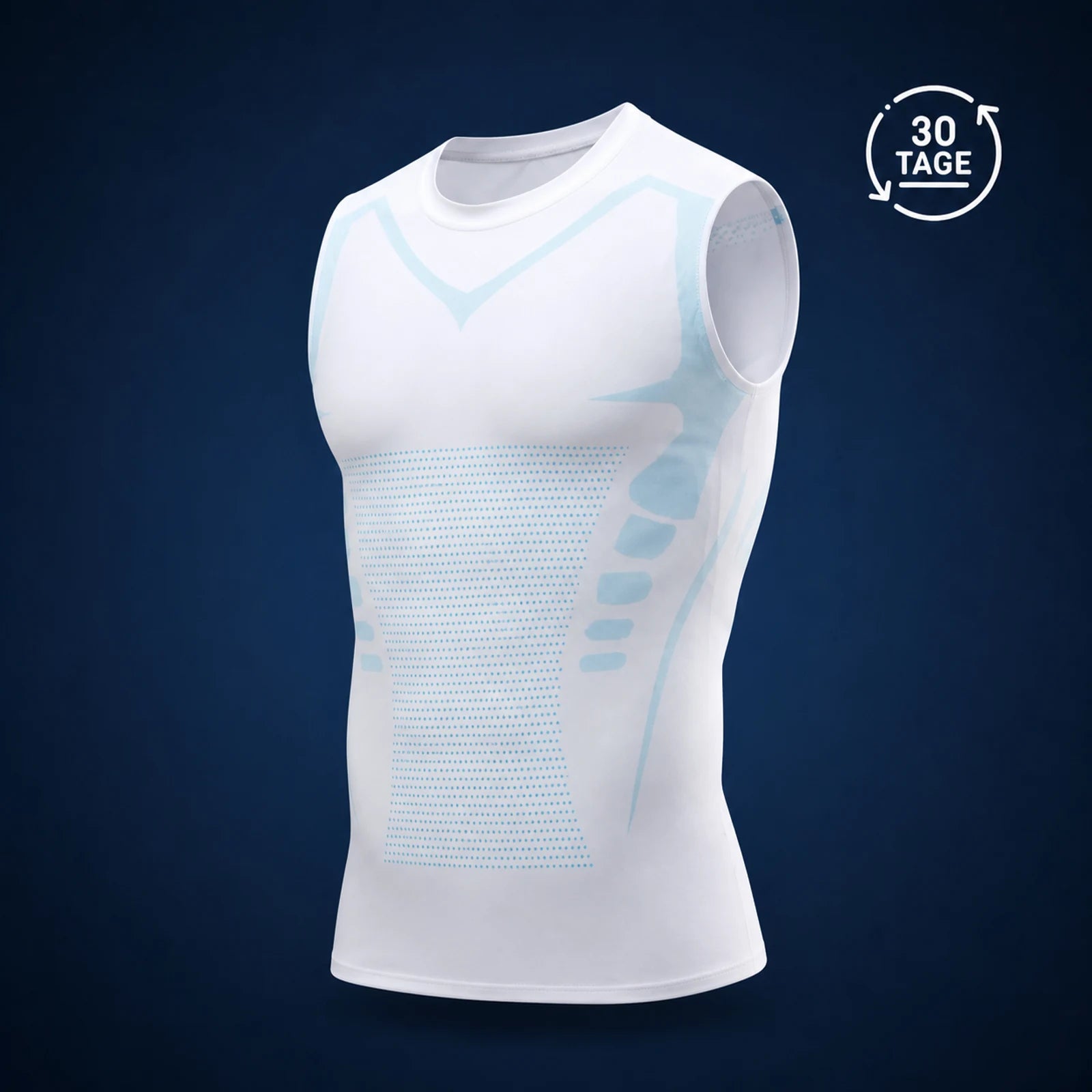 Kompressions-Tanktop in Weiss