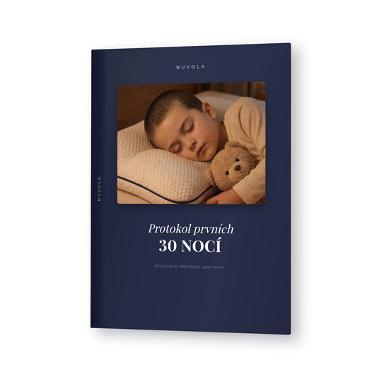 Obálka e-booku Protokol prvních 30 nocí — průvodce dětským spánkem Nuvola